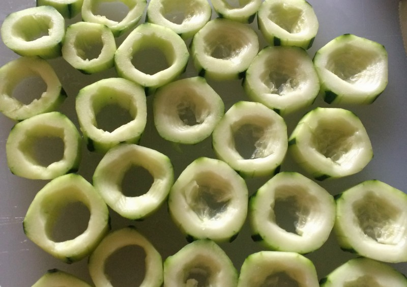 Guilt Free Cucumber Sushi – Flunking Family